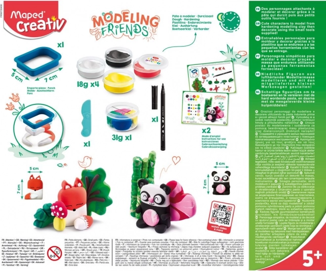 Kreativset Maped Creativ - Modellieren mit Figuren