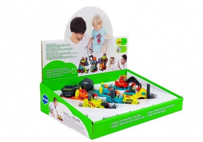 Bouwvoertuigen voor kinderen - mix van 5 soorten