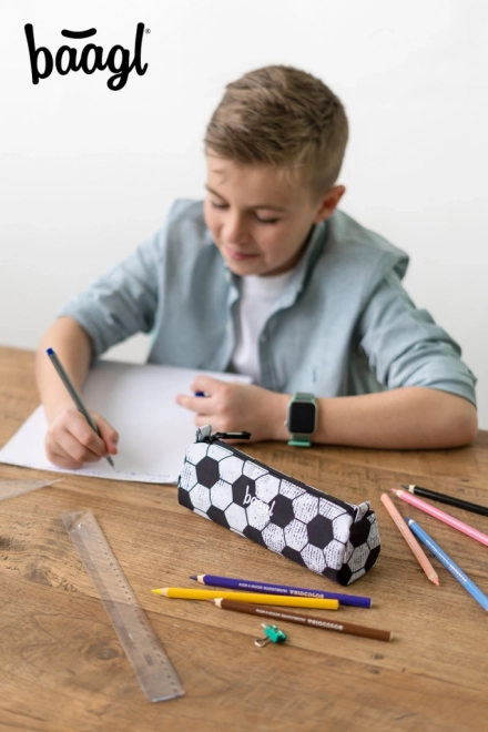 Trousse Baagl pour étudiants au motif de football