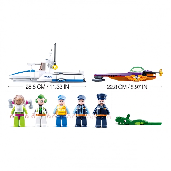 Building Set Sluban Catching the Sea Bandit