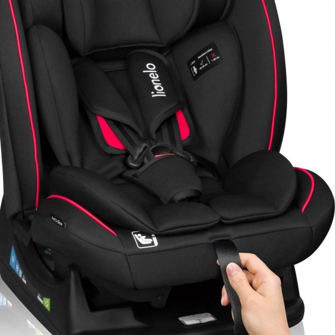 Kindersitz Lionelo Aart i-Size schwarz rot 40-150 cm