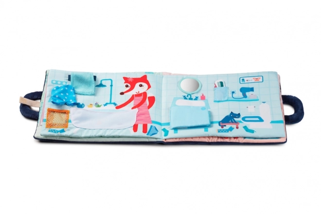 Lilliputiens - textiele educatieve boekje - Welterusten vos Alice