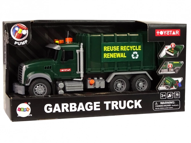 Toy Garbage Truck with Buckets with Sounds and Lights