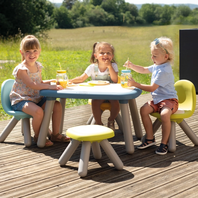 Kinderen stoeltje blauw