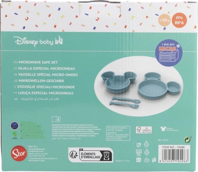 Kinder eetset Mickey Mouse 4v1