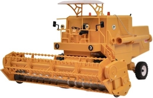 Yellow plastic play combine harvester Bizon Super Z056