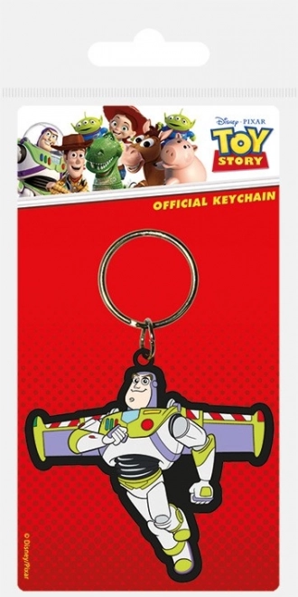 Porte-clés en caoutchouc Toy Story - Buzz