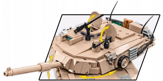 COBI 2622 Gewapende Strijdkrachten Abrams M1A2, 1:35, 982 st, 1 figuur