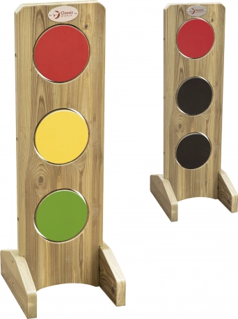 Houten verkeerslicht XXL van Classic World EDU