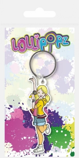 Lollipopz keychain yellow