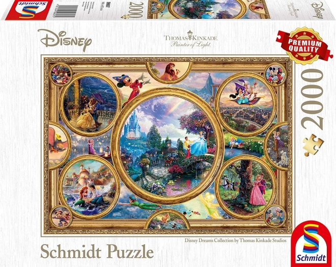 Puzzel Disney collage 2000 stukjes