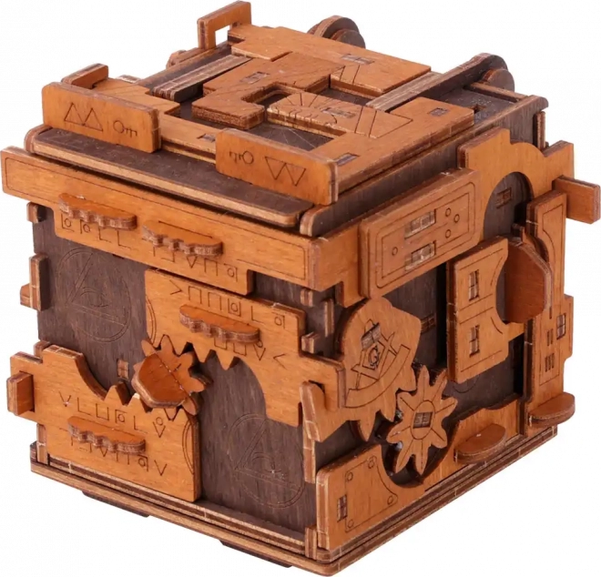 Houten puzzeldoos escape room 149 stukjes