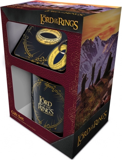 Gift Set LORD OF THE RINGS – mug, coaster and keychain