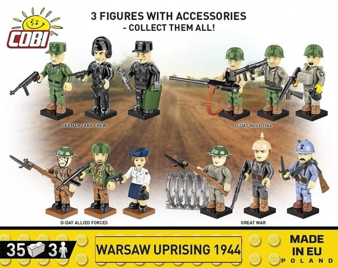 Figurines des insurgés de l’Insurrection de Varsovie 1944 – set