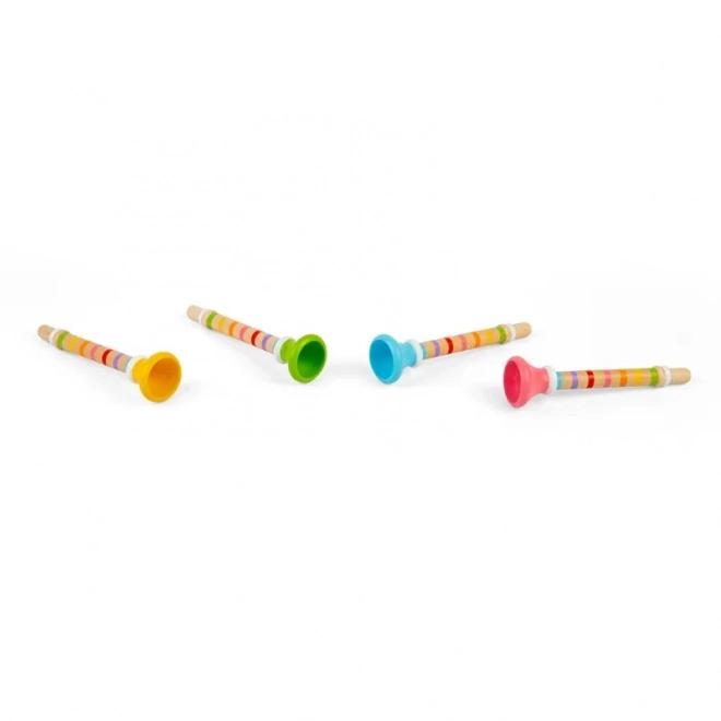 Bunte Trompete für Kinder