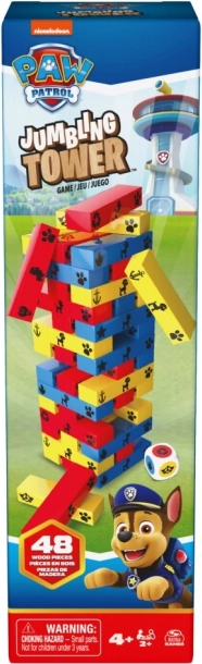 Paw Patrol Wobbly Tower – wooden balance game for kids