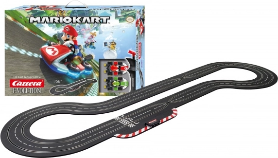 Circuit Carrera Evolution Mario Kart avec voitures Mario et Yoshi 5,9 m