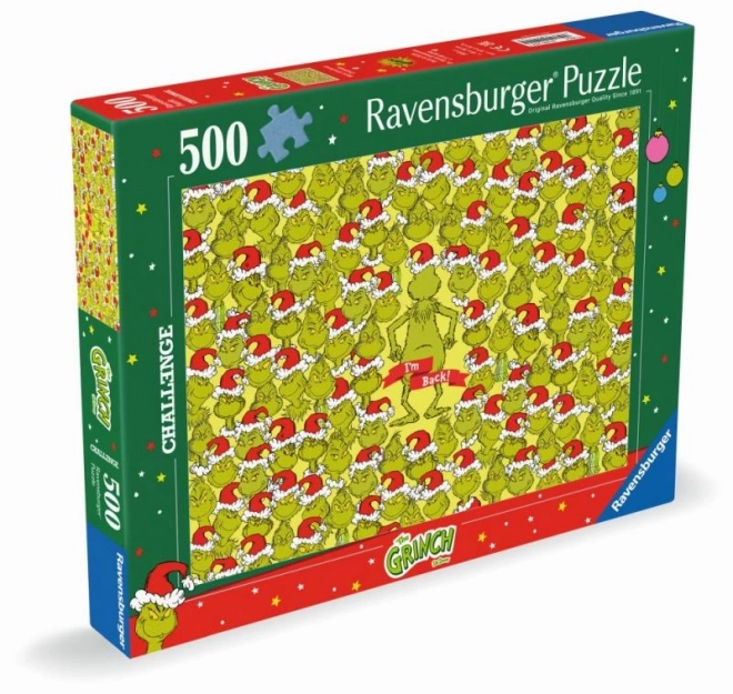 Challenge Puzzle Grinch 500 Teile Ravensburger