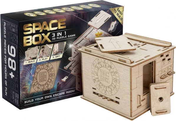 Wooden Puzzle Space Capsule - EscapeWelt 3D Puzzle