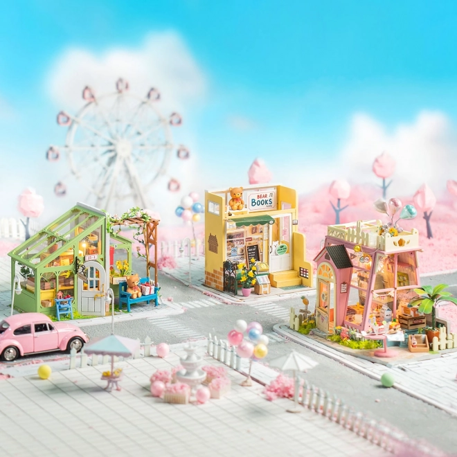 Feestje Vakantieoord - Doe-het-zelf miniatuur poppenhuis