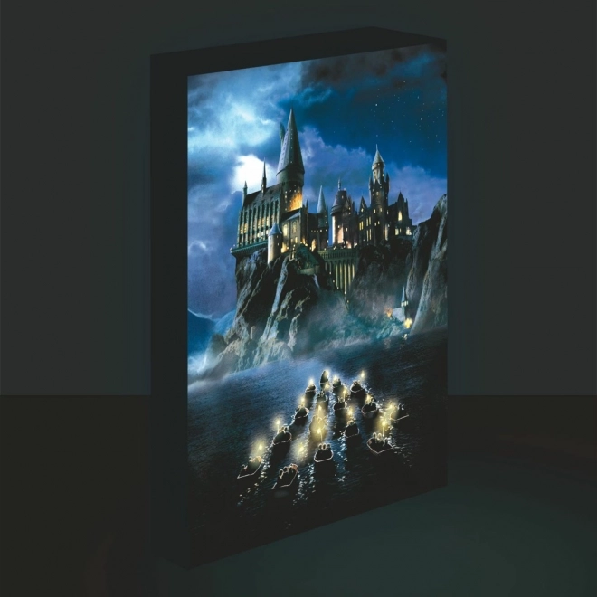 LED-Bild Harry Potter - Hogwarts 30x40 cm