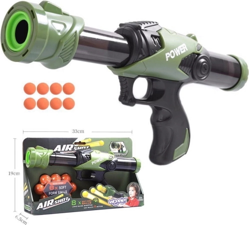 Woopie automatische Schaumstoff-Ballpistole, 9-teiliges Set
