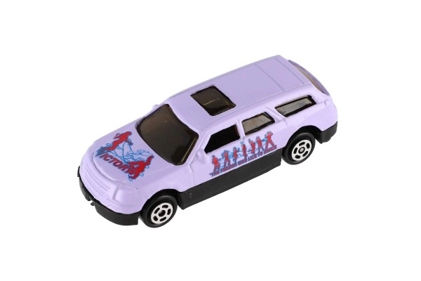 Voiture en métal 7cm dans une boîte