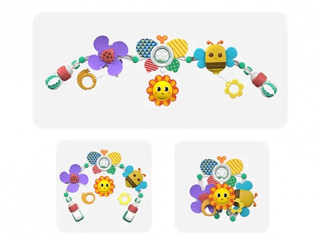 Colorful Baby Toy Arch for Stroller Crib Car Seat