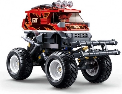 Sluban Power Bricks 4x4 à remontoir, rouge, 261 pièces