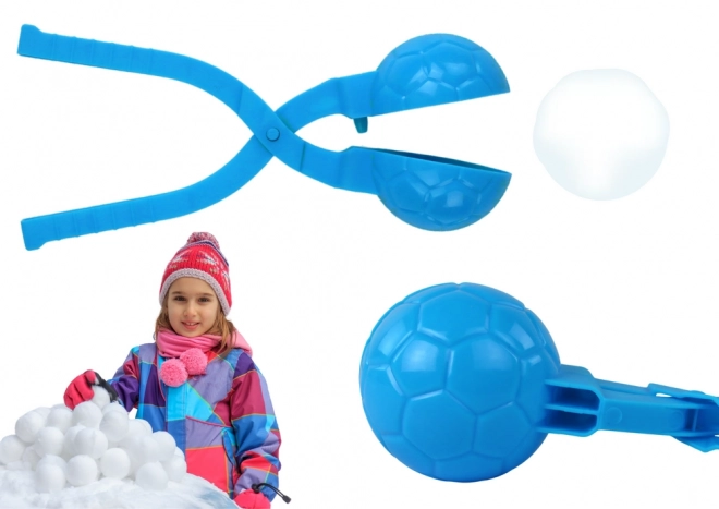Sneeuwbalmachine Ball patroon blauw 20cm x 5cm x5cm