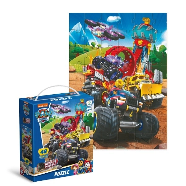 Puzzel met het thema Paw Patrol: Redding op wielen