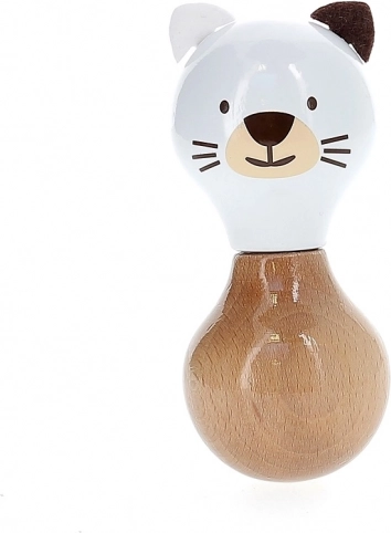 Vilac houten rammelaar kat