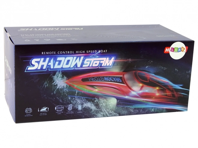 Motorboot R/C 2.4G Rood 20-25 km/u