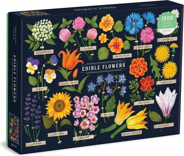 Galison puzzel eetbare bloemen 1000 stukjes