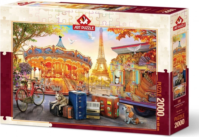 Puzzel Lunapark in Parijs 2000 stukjes