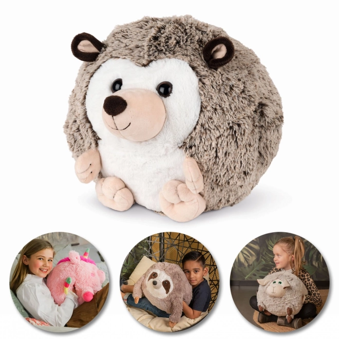 Verwarmend pluchen kussen egel 3 in 1