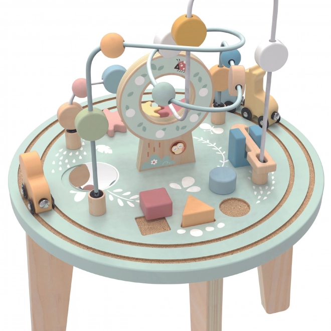 Wooden Activity Table Montessori By Tooky Toy