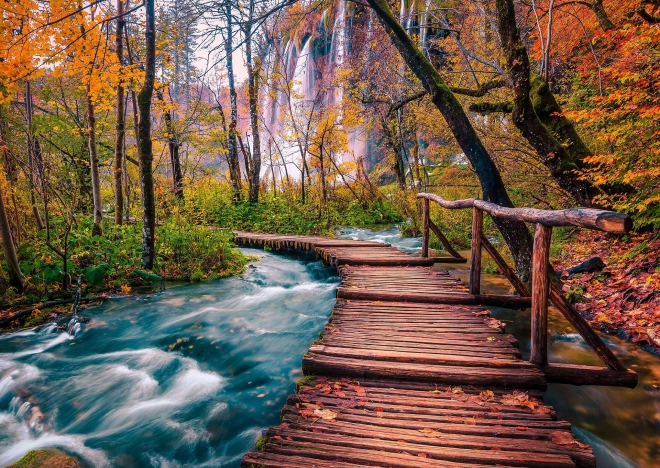 Puzzle Forest Stream in Plitvice 1000 Pieces