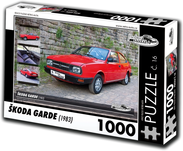 Puzzel RETRO-AUTA Škoda Garde 1983, 1000 stukjes
