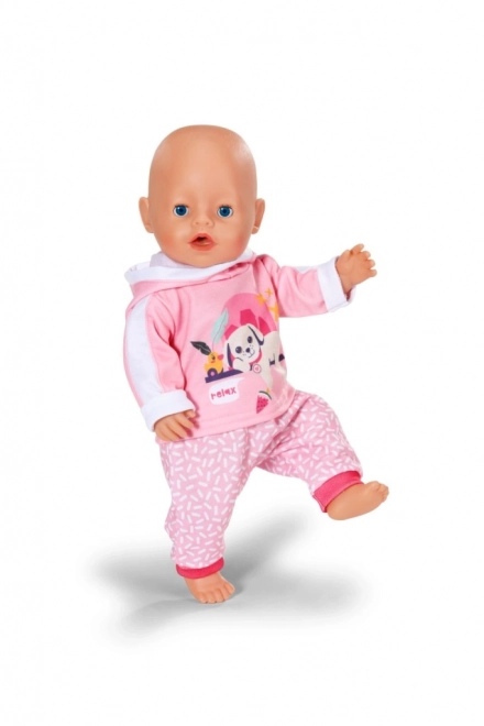 BABY Born ensemble de survêtement rose pour poupées 43 cm