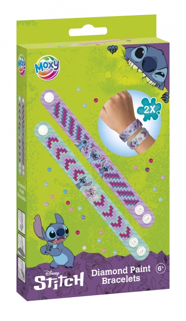 Peinture diamantée - fabrication de bracelets avec motif Stitch