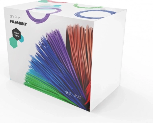 Filament voor 3D-pen en 3D-printer ABS/PLA 1,75 mm, mix 25 kleuren, 125 m