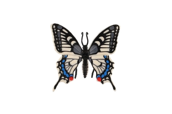 Tropische vlinder Papilio/venkelvlinder zooted plastic 8cm in zak