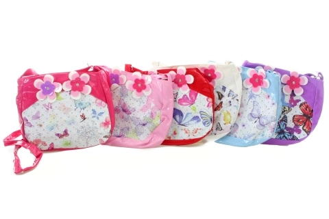 Handtas met glinsterende vlinders