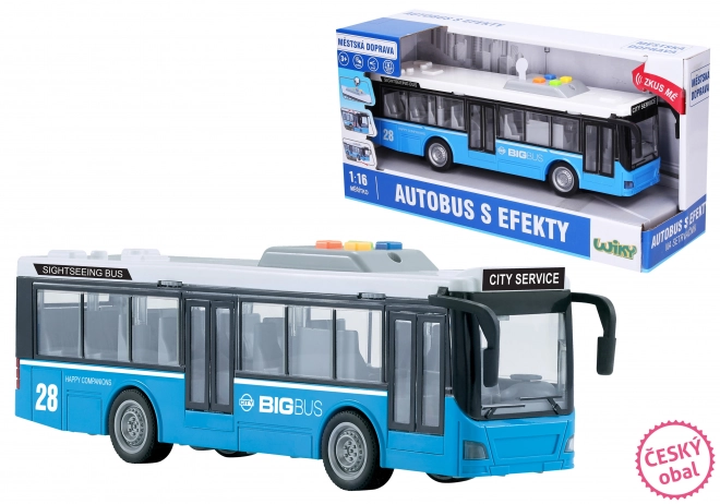 Bus met effecten 29 cm - Tsjechische verpakking