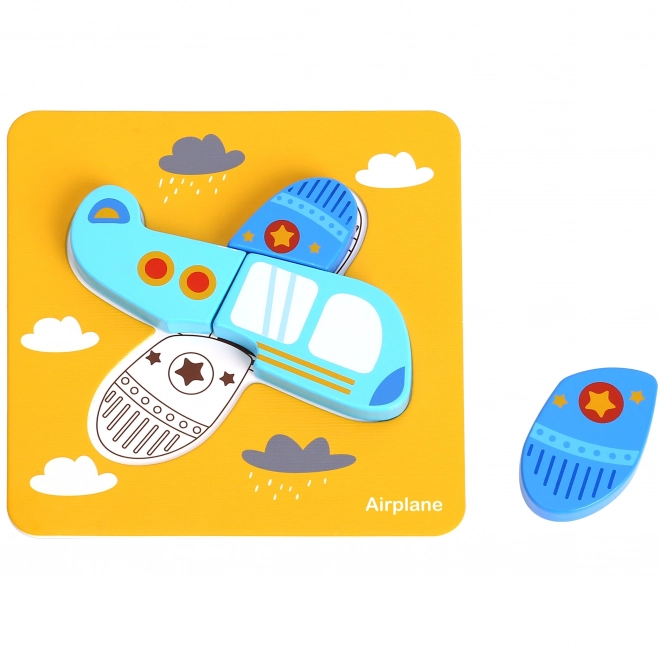 Puzzle en bois véhicules Montessori Woopie FSC
