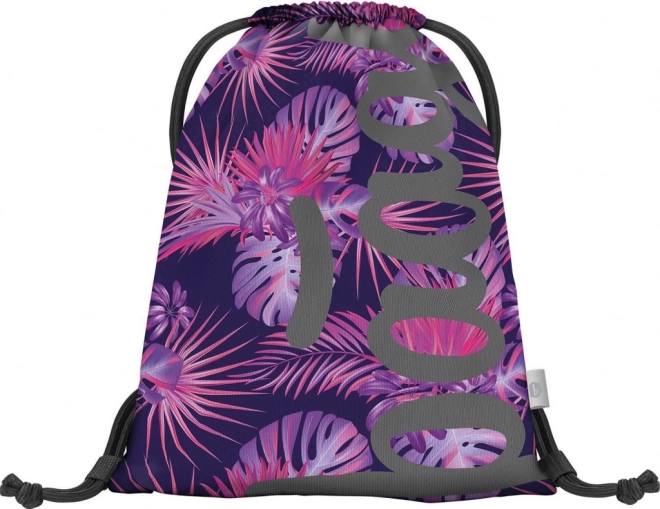 Gym Bag with Tropical Theme