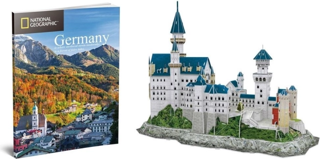 CUBICFUN puzzle 3D National Geographic : Neuschwanstein, 121 pièces