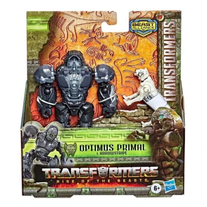 MV7 Battle Changers 2-pack figuren Optimus Primal