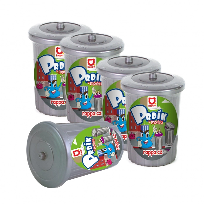 Prdík - pâte pet dans une poubelle
